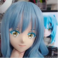 (GLA031)Customize Character'! Female/Girl Resin Full/Half Head With Lock Anime Cosplay Japanese Animego Kigurumi Mask